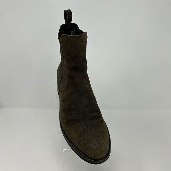 Thursday Boot Co Women's Brown Green Leather Chelsea Boots Size 9 Casual Fall - Picture 4 of 15